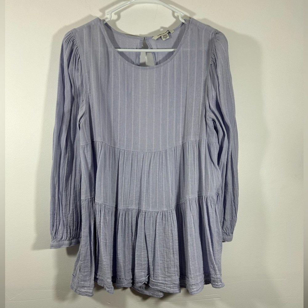 American Eagle Outfitters Light Purple Blouse